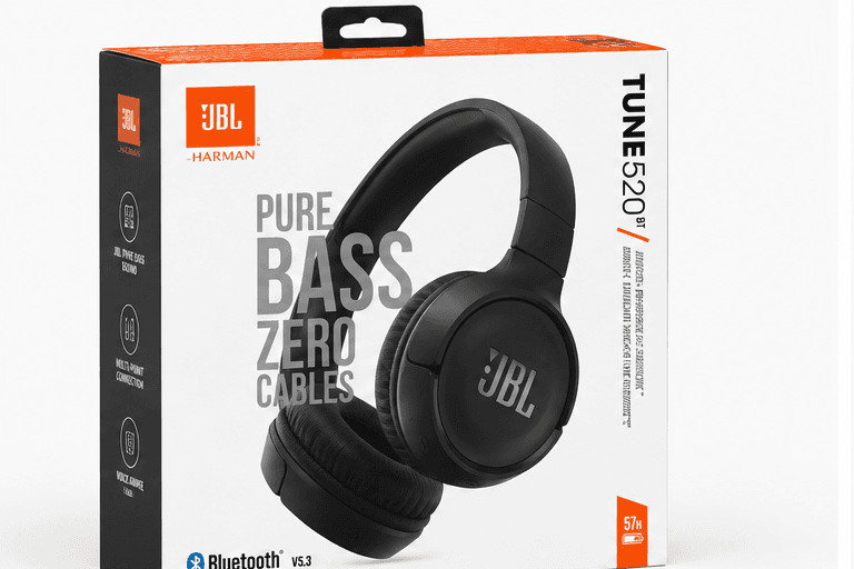 JBL Tune 520BT en caja