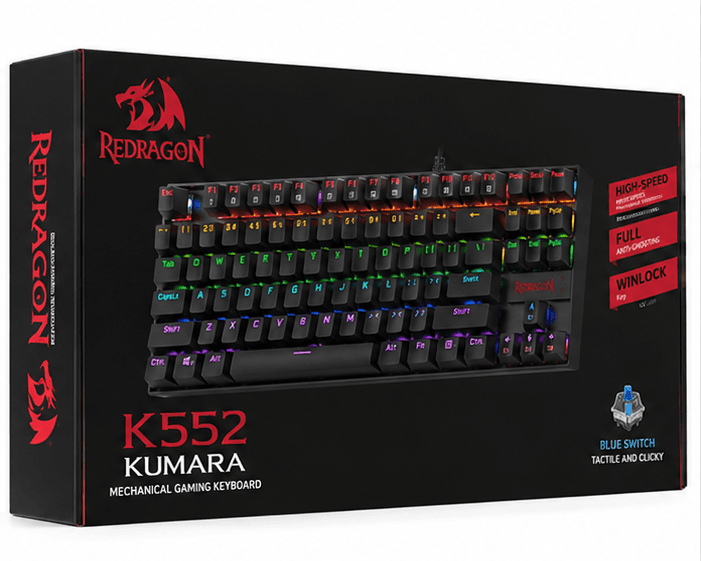 Redragon K552 Kumara en caja