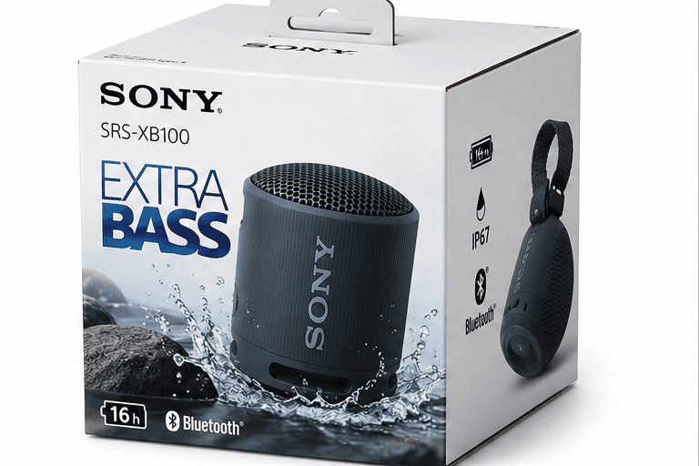 Sony SRS-XB100 en caja