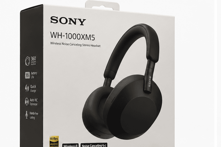 Sony WH-1000XM5 en caja